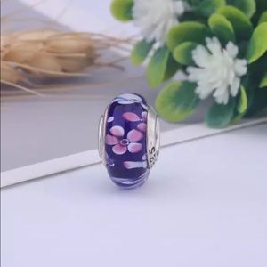 925 Silver Lampwork European Bracelet Charm